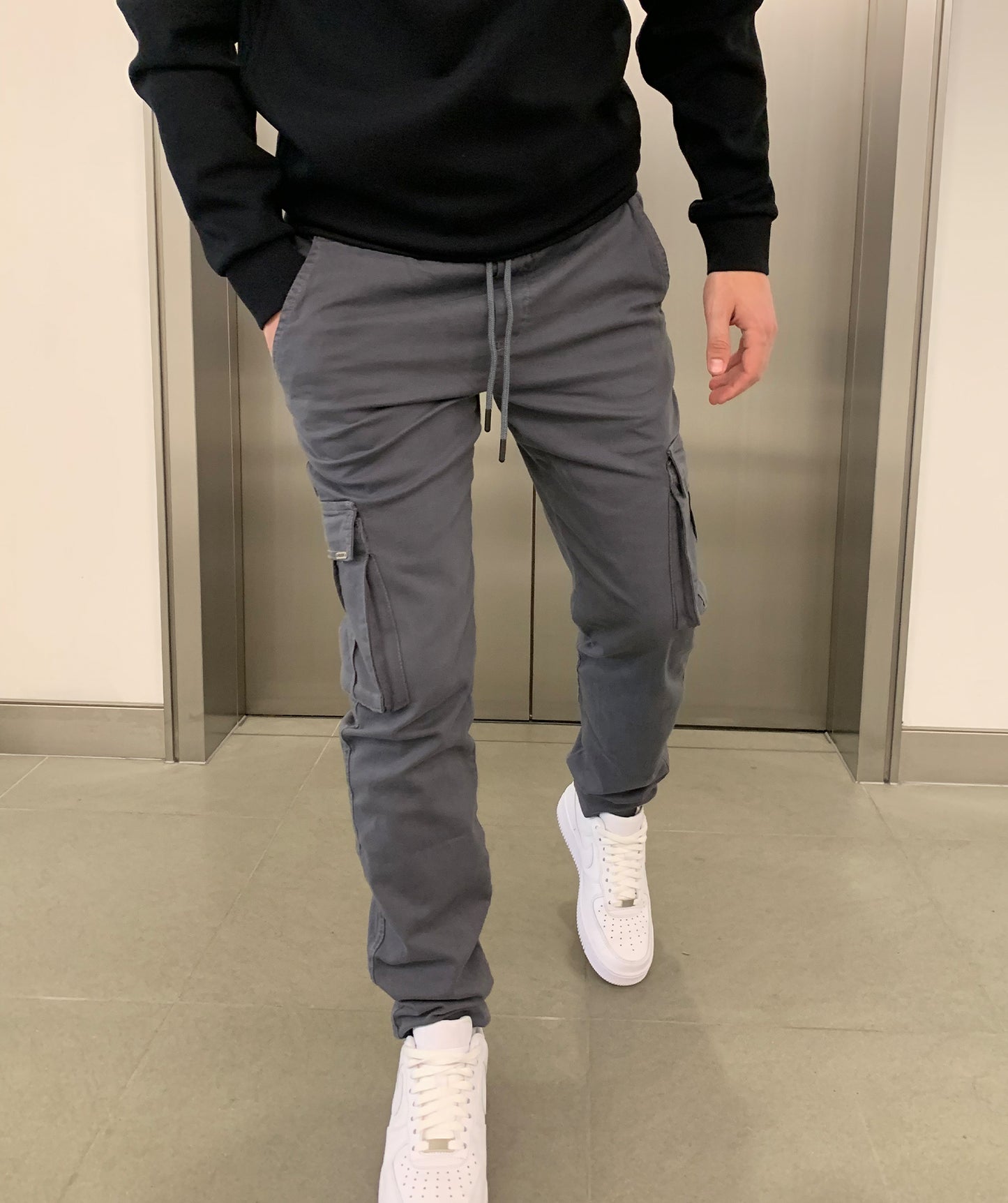 Pantalon Cargo Droit