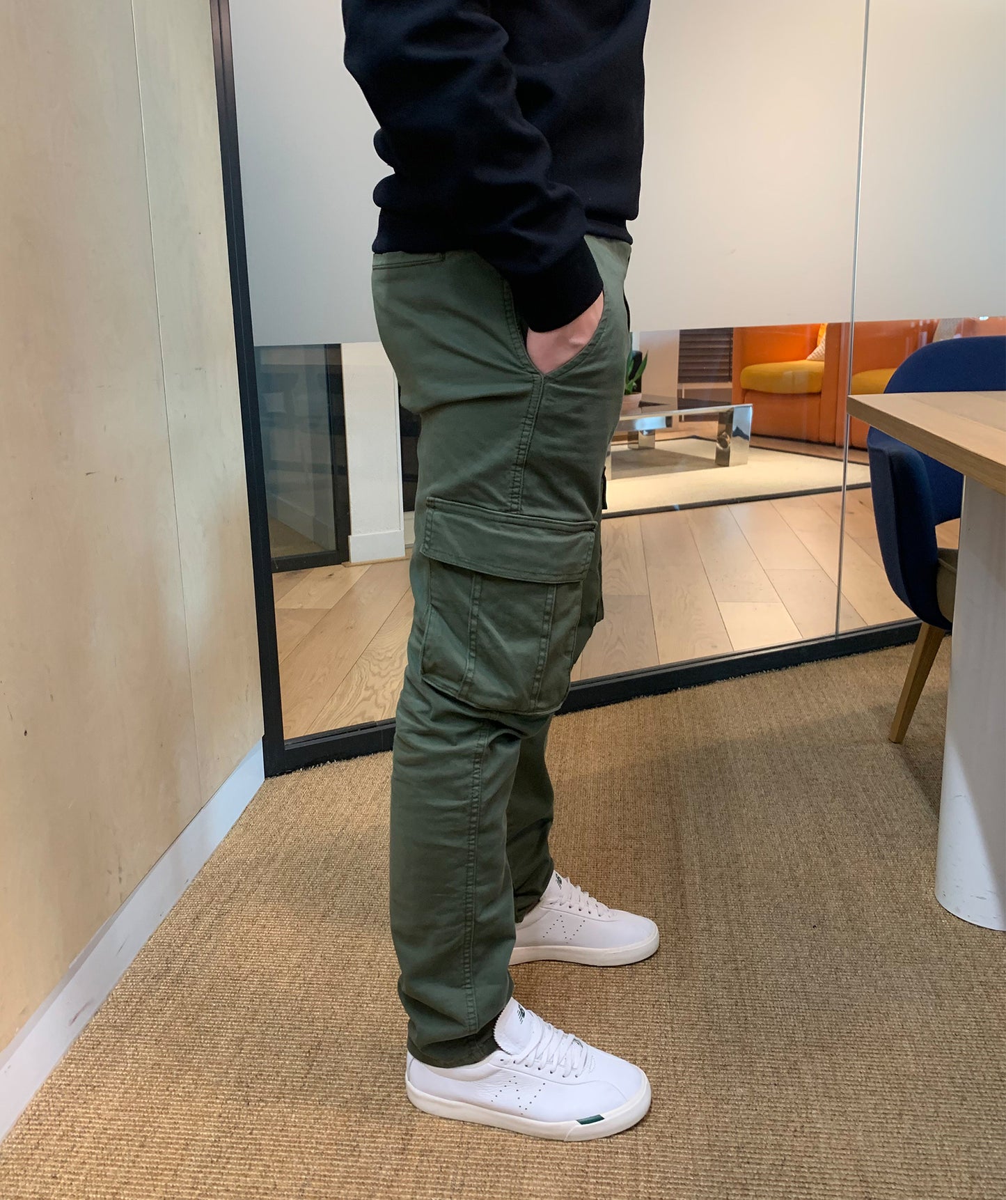 Pantalon Cargo Droit